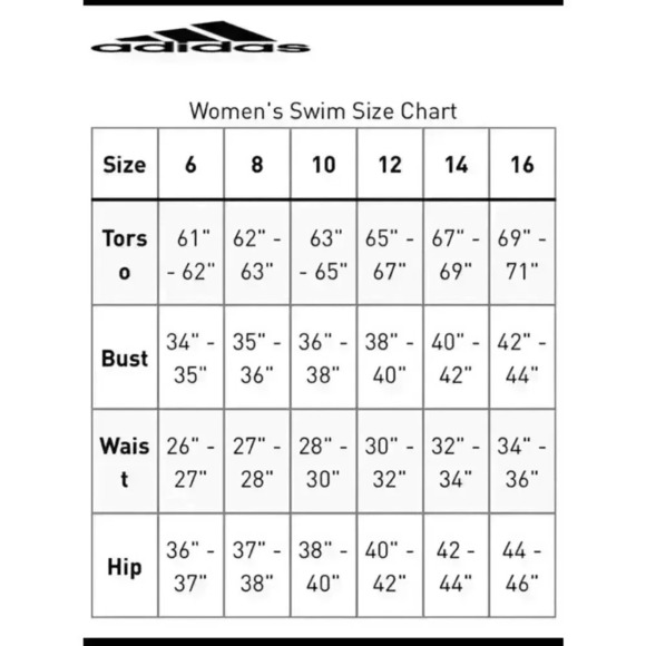 Adidas performance vortex women's one piece swimsuit blue size 28 - Picture 11 of 11